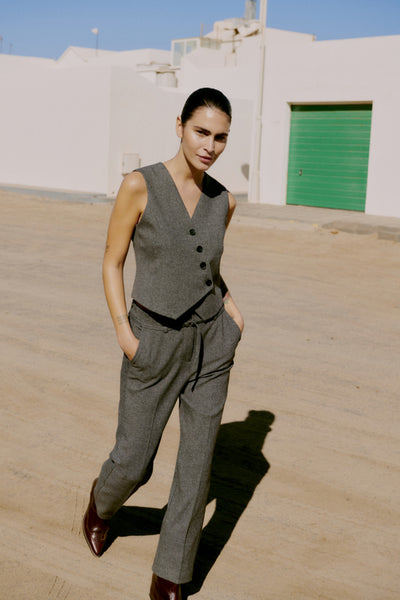 VESTE B.YOUNG "ETONA" MID GREY MELANGE