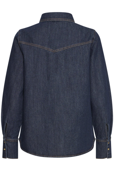 CHEMISE B.YOUNG "KATINE" DARK BLUE DENIM