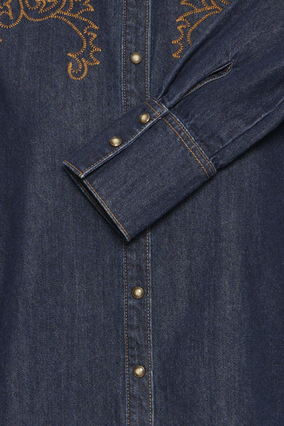 CHEMISE B.YOUNG "KATINE" DARK BLUE DENIM