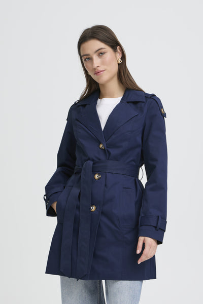 MANTEAU B.YOUNG "AMONA TRENCH" COPENHAGEN NIGHT