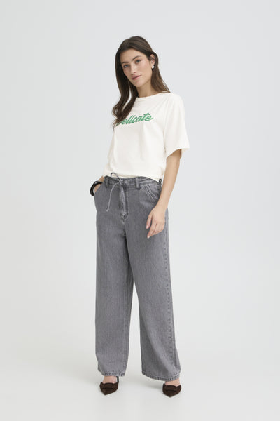 T-SHIRT B.YOUNG "PANDINNA DELICATE" MARSHMALLOW