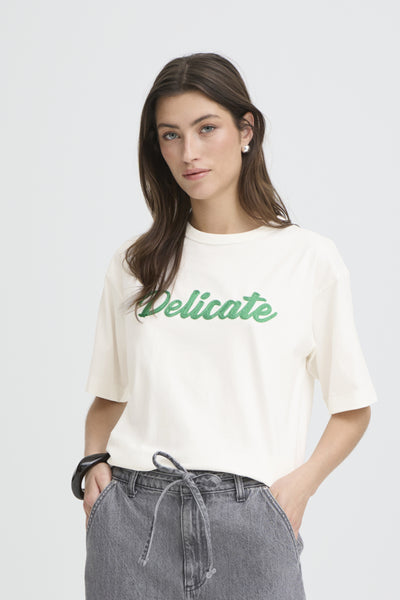 T-SHIRT B.YOUNG "PANDINNA DELICATE" MARSHMALLOW