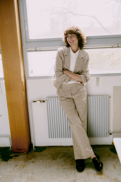 PANTALON B.YOUNG "DANTA" CHINCHILLA