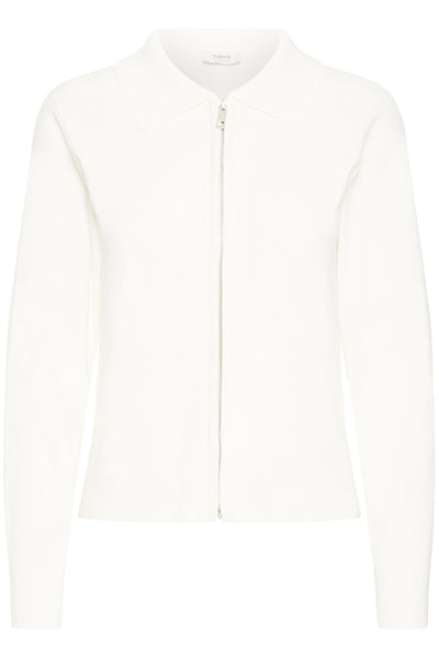 CARDIGAN B.YOUNG "MMORLA ZIPPER" MARSHMALLOW