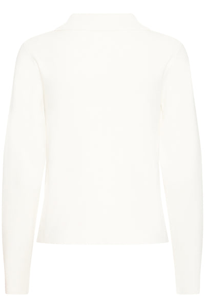 CARDIGAN B.YOUNG "MMORLA ZIPPER" MARSHMALLOW