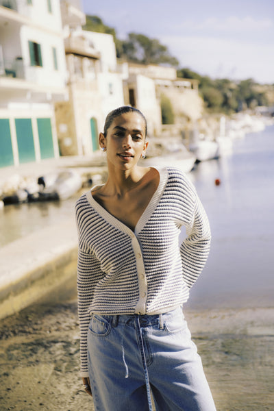 CARDIGAN B.YOUNG "MIKALA" MEDIEVAL BLUE