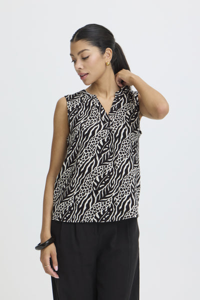 CAMISOLE B.YOUNG "JOELLA" NATURE VIBES METEORITE