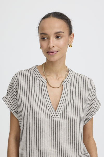 BLOUSE B.YOUNG "FALAKKA" RAINY DAY STRIPE