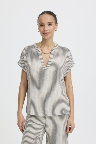 BLOUSE B.YOUNG "FALAKKA" RAINY DAY STRIPE