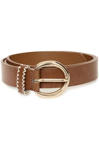 CEINTURE B.YOUNG "VIWILD" COGNAC