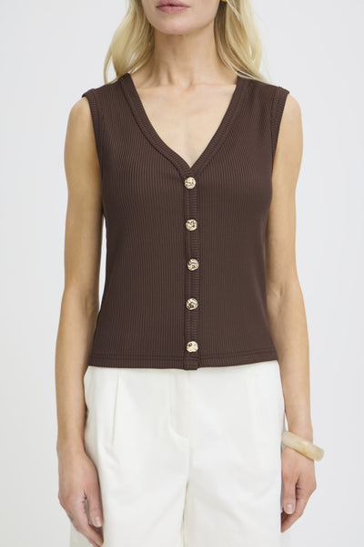 CAMISOLE B.YOUNG "RUBINA" FRENCH ROAST