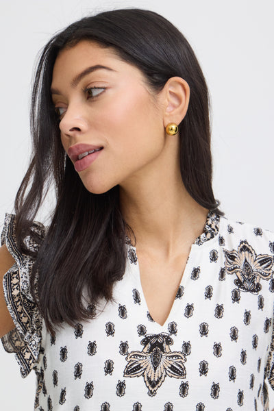 BLOUSE B.YOUNG "IKAIA BOHO" METEORITE