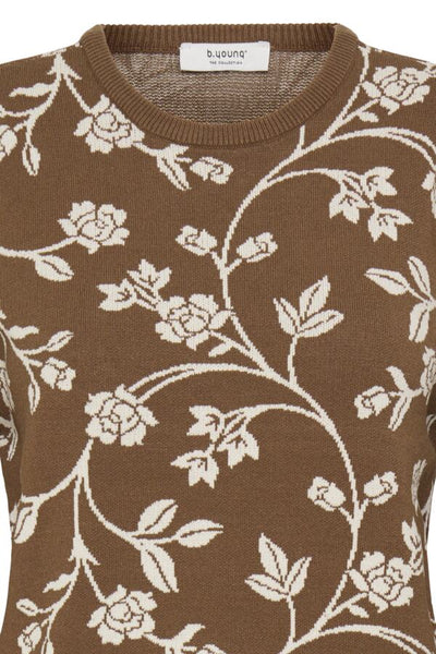 CHANDAIL B.YOUNG "OTARI FLOWER" SEPIA ROSE