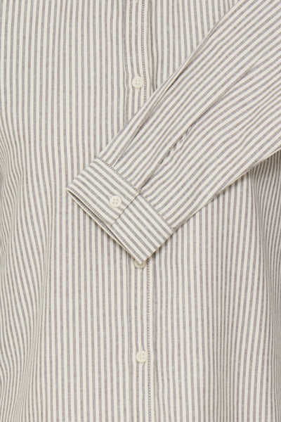 CHEMISE B.YOUNG "FUYUKO" JAVA & MARSHMALLOW STRIPE