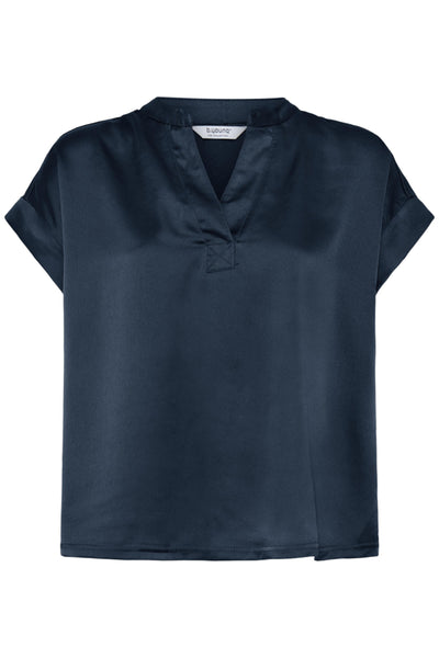 BLOUSE B.YOUNG "SELITA V PLACKET" DARK SAPHIRE