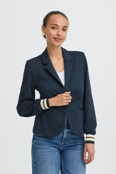 VESTON B.YOUNG "RIZETTA BLAZER" DARK SAPHIRE