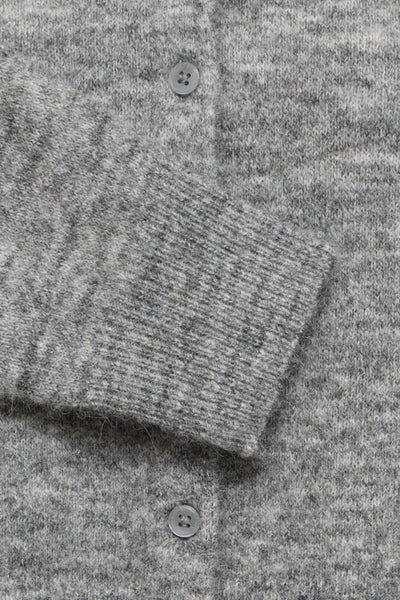 CARDIGAN B.YOUNG "MINUA" MID GREY MELANGE