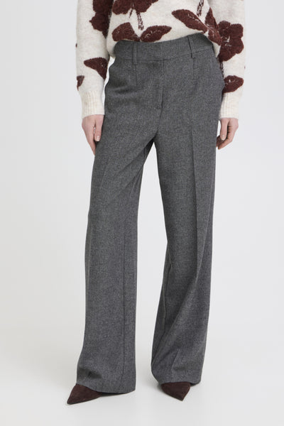 PANTALON B.YOUNG "ETONA" MID GREY MELANGE