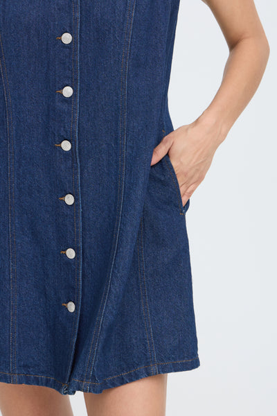 ROBE B.YOUNG "LEONE" DARK BLUE DENIM