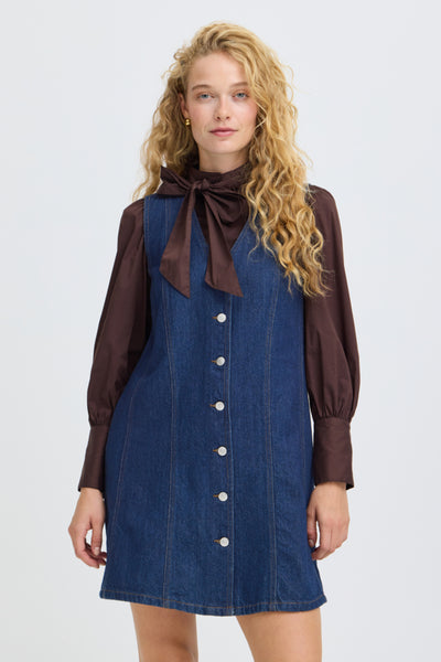 ROBE B.YOUNG "LEONE" DARK BLUE DENIM