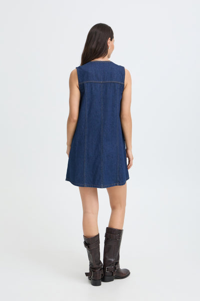 ROBE B.YOUNG "LEONE" DARK BLUE DENIM