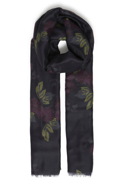 FOULARD B.YOUNG "WALLAM" FUDGE WINTER ROSE