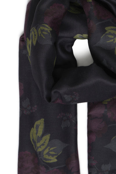 FOULARD B.YOUNG "WALLAM" FUDGE WINTER ROSE