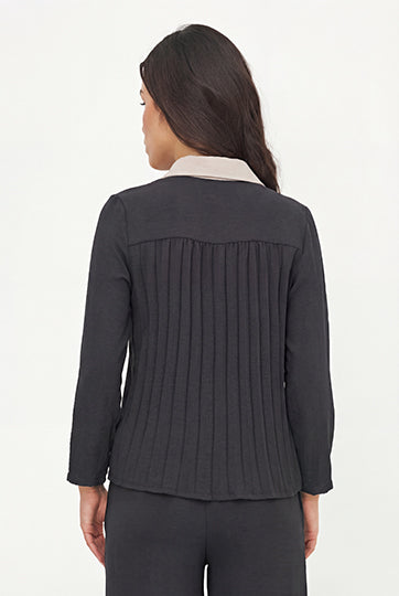 CHEMISE M. ITALY "BLACK COMBO" (21-12916Z)