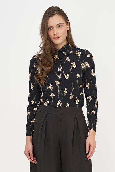 CHEMISE M. ITALY "BLACK IRIS" (21-12928Z)
