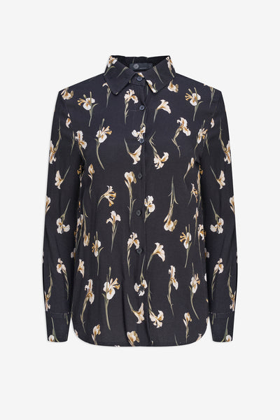 CHEMISE M. ITALY "BLACK IRIS" (21-12928Z)