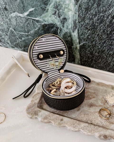 COFFRET À BIJOUX LOUENHIDE "SOFIA" BLACK