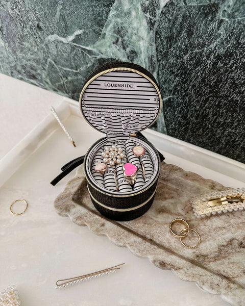 COFFRET À BIJOUX LOUENHIDE "SOFIA" BLACK