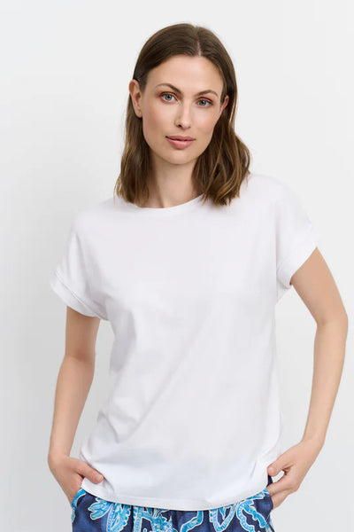 T-SHIRT BRANDTEX "JERSEY" WHITE (218604)