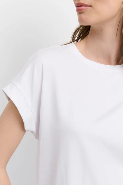 T-SHIRT BRANDTEX "JERSEY" WHITE (218604)