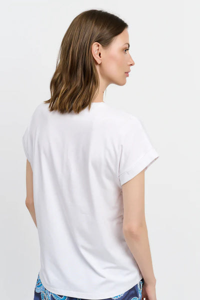 T-SHIRT BRANDTEX "JERSEY" WHITE (218604)