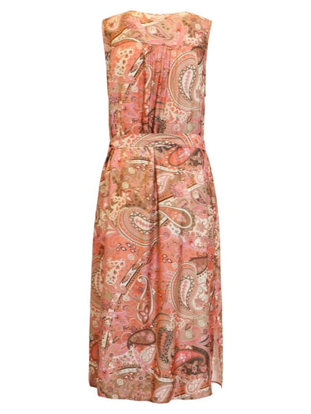 ROBE BRANDTEX "PAISLEY" CORAIL (220321)