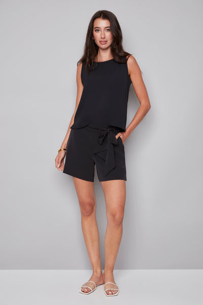 SHORT ILTM "VEGAN SILK" BLACK(260402)