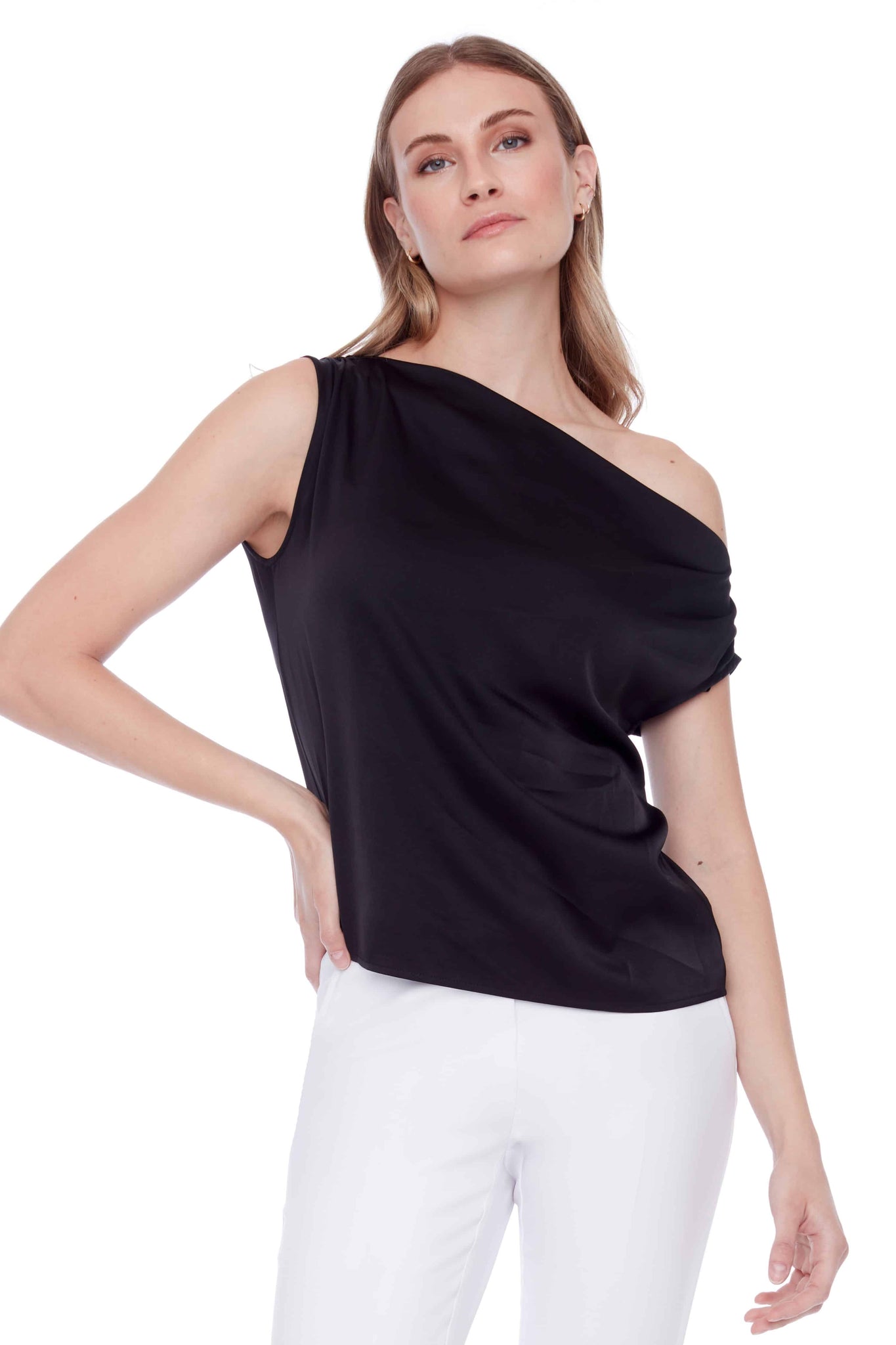 CAMISOLE ILTM "ASYMÉTRIQUE" BLACK (248005)