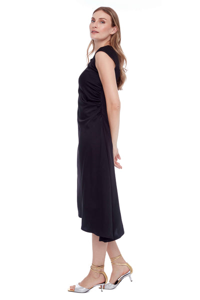 ROBE ILTM "ASYMÉTRIQUE" BLACK (249001)