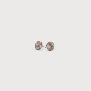 BOUCLES D'OREILLES CARACOL "RÉSINE" LIGHT GREY (2492)