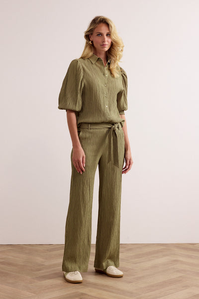 PANTALON TRAMONTANA "TEXTURE" ALOE (C3019101)