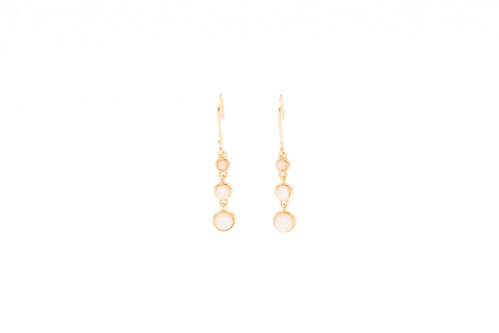 BOUCLES D'OREILLES CARACOL "TRIO" GOLD (2583)