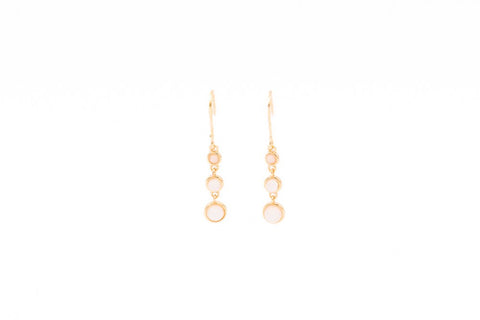 BOUCLES D'OREILLES CARACOL "TRIO" GOLD (2583)