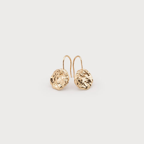 BOUCLES D'OREILLES CARACOL "MARTELÉE" GOLD (2668)