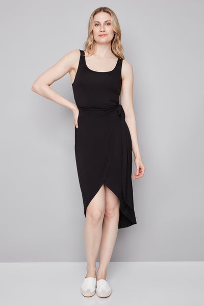 ROBE ILTM "DRAPÉE " BLACK (269000)