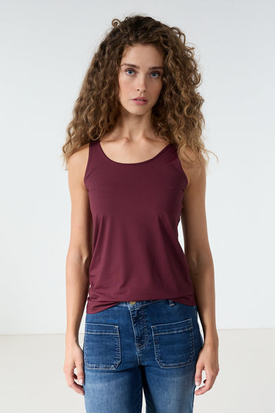 CAMISOLE TRAMONTANA "PIA STYLE" POMEGRANATE (Q0121402)