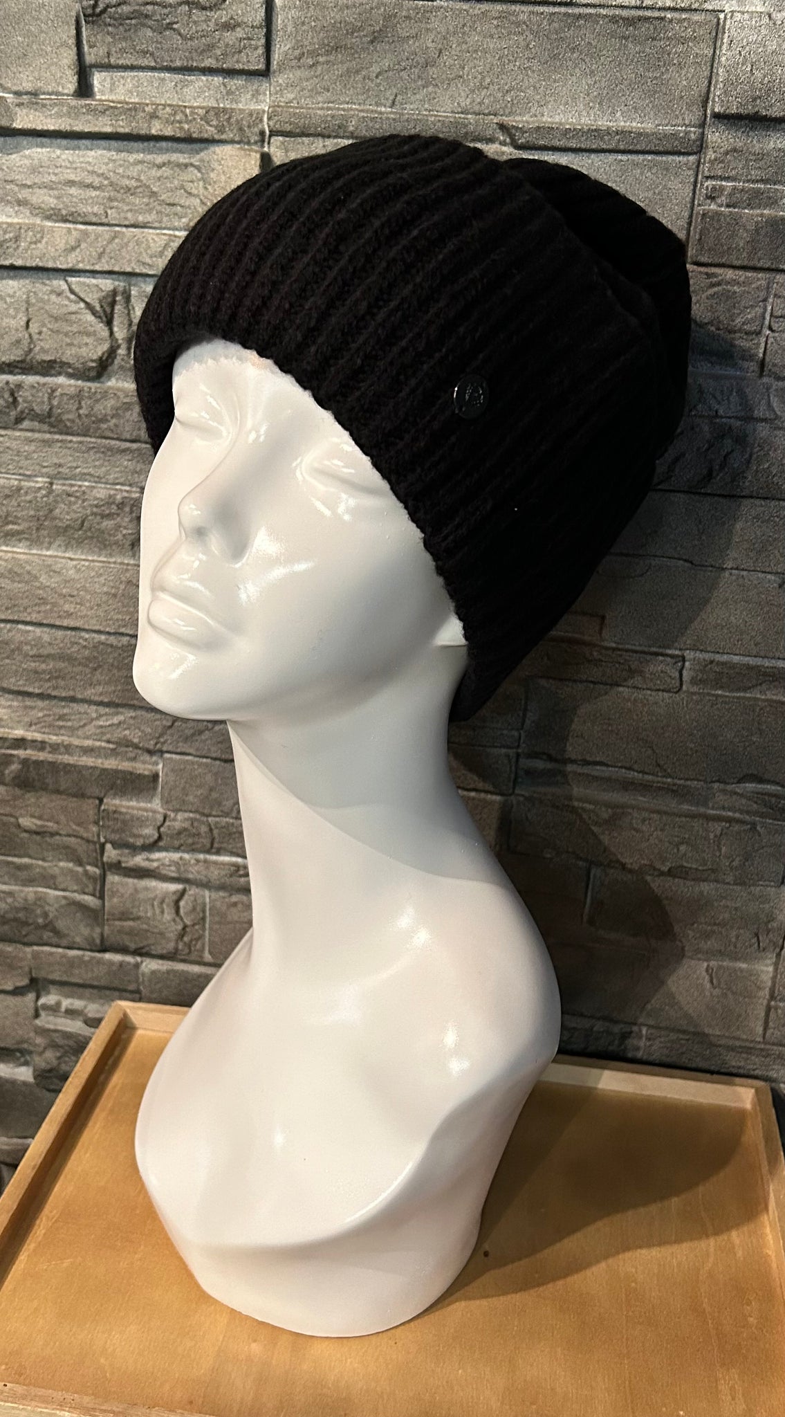 TUQUE FRAAS "TRICOT" BLACK (667063)