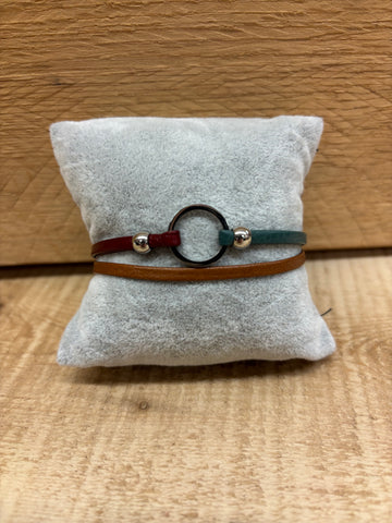 BRACELET CUIR CRÉART "MINI LARA" AUTOMNE