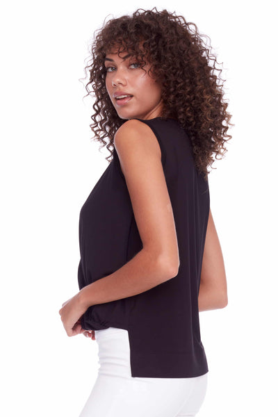 CAMISOLE UP! "ASYMÉTRIQUE" BLACK (30336)