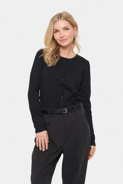 CARDIGAN SAINT-TROPEZ "MILA SZ" BLACK (30500005)